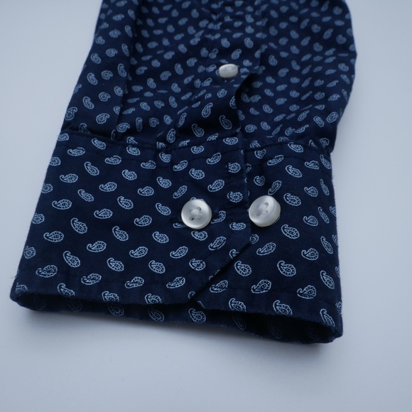 Tommy Hilfiger Amoeba Style Button Up Long Sleeve - Picture 3 of 5